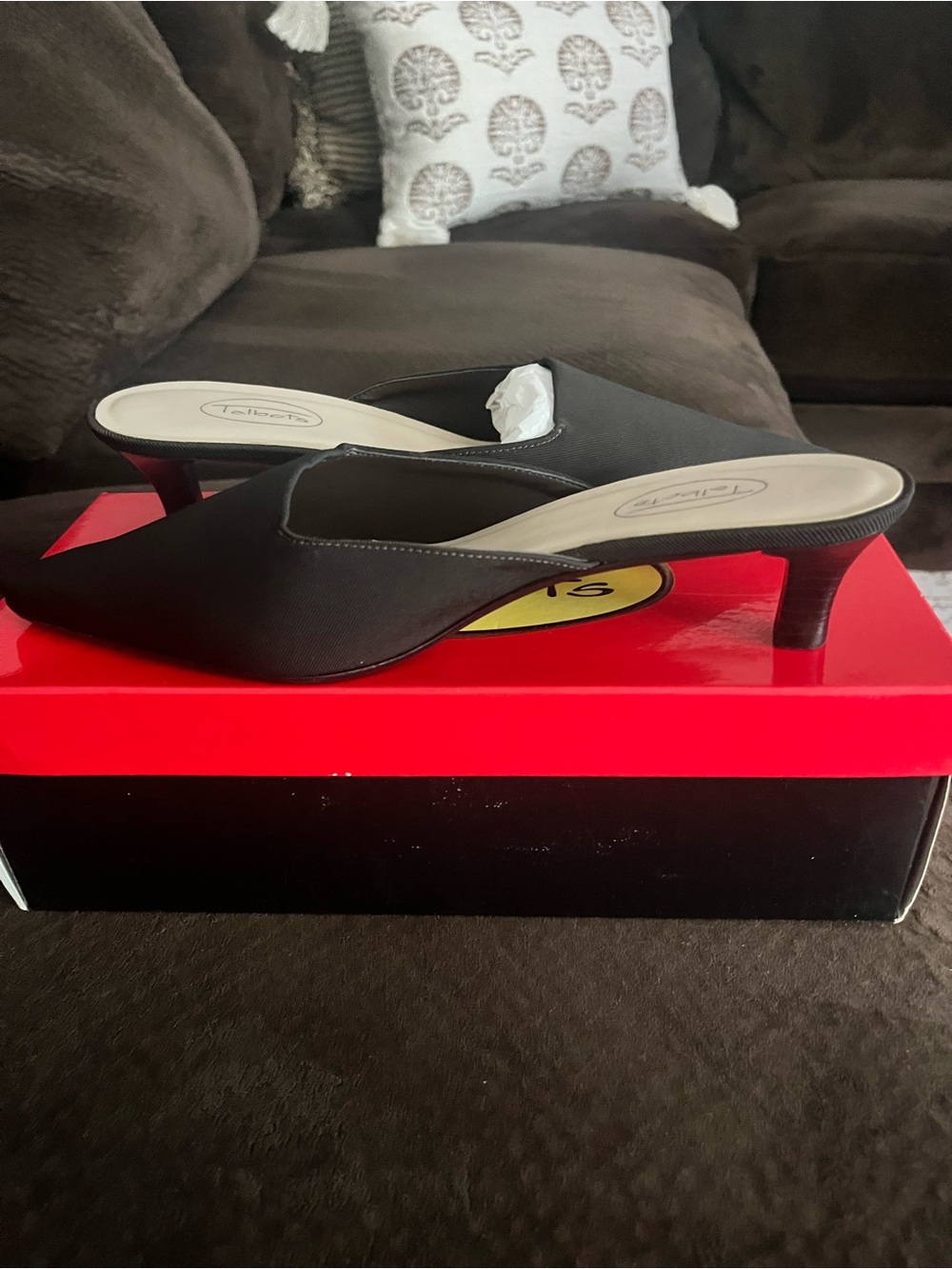 Talbots Mule Kitten heels 8W